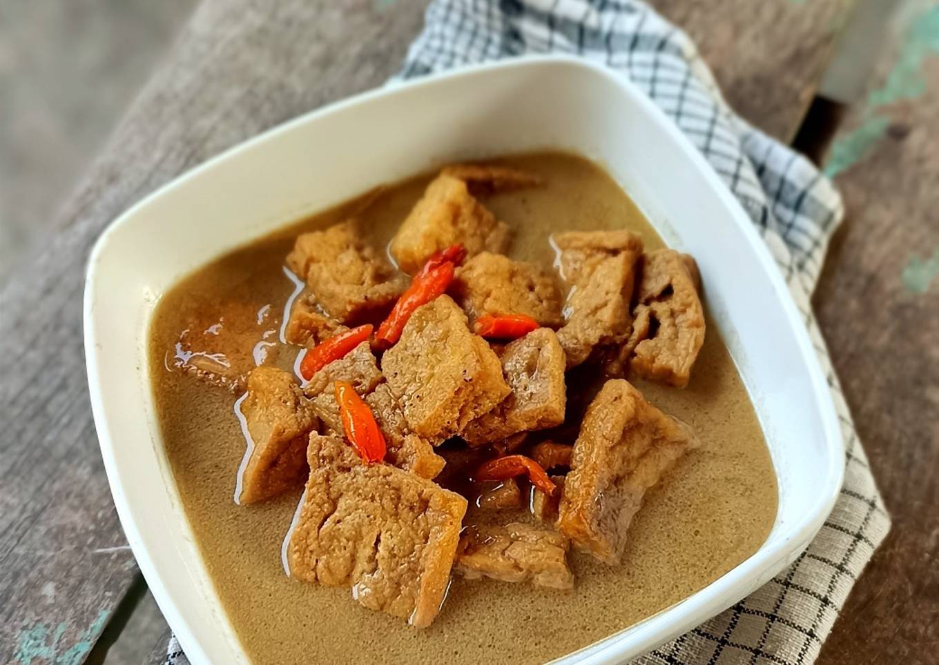 Semur Tahu (santan)