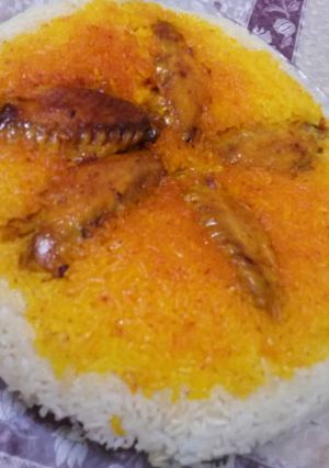 عکسی از دستور 😋ته انداز مرغ😋