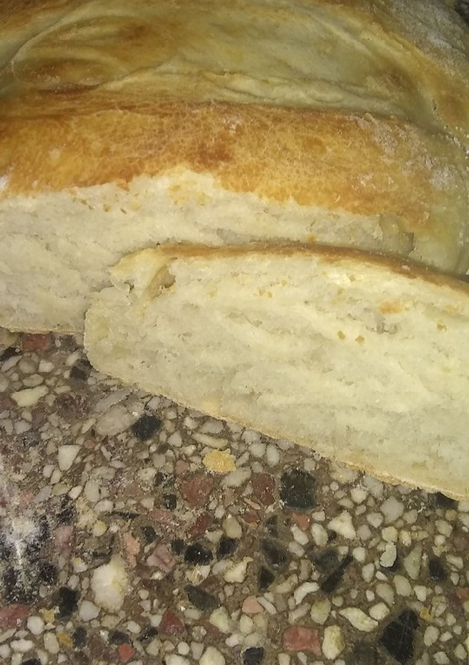 Una foto de Pan casero, esponjoso y crocante
