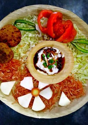 A picture of Sabudane ki tikki.