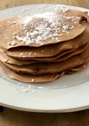 Une photo de Pancakes au chocolat