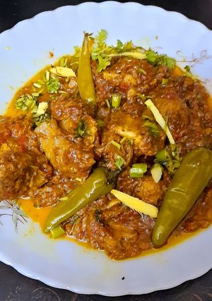 A picture of Lahori Mutton karahi😋.