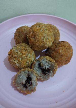Foto resep Pisang Bulat Coklat Keju