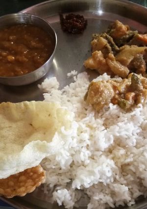A picture of Aviyal Kerala-style.