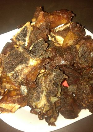 A picture of Fried beef.