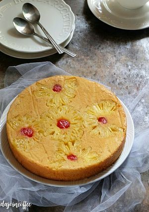 Foto resep Pineapple Upside Down Cake (Cake Nanas)