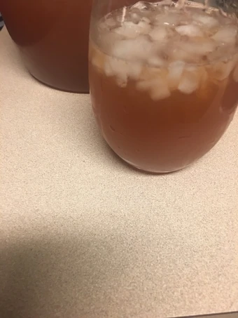 Recipe Lemonade peach tea punch aka fountain of youth juice the Delicious Perfect