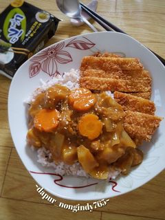 Foto resep Japanese Chicken Katsu Curry with Rice