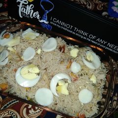 A picture of Chinese white pulao.