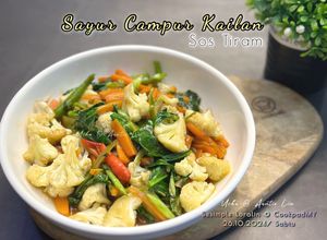 Gambar Tumis Sayur Campur Kailan Sos Tiram