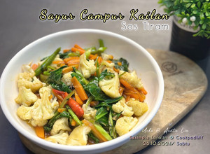 Gambar Tumis Sayur Campur Kailan Sos Tiram