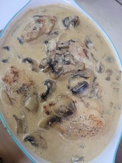 صورة لوصفة بيكاتا دجاج بالمشروم (الفطر)