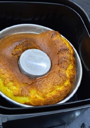 صورة لوصفة كيكة المقلاة الهوائية 🍩🍩🥮🎂ولا أروع واقتصادية جداً 🥰