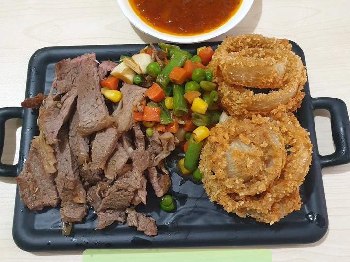 Langkah Mudah untuk Membikin Resep 118. BBQ Beef Steak yang Menggugah Selera Anti Ribet, Bisa Manjain Lidah