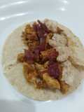 Tacos puercos con mermelada de cebolla