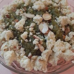 A picture of Lauki ka halwa.