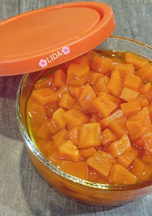 عکسی از دستور مربای کدو تنبل