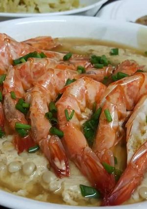 รูปของ ไข่ตุ๋นหน้ากุ้ง (หอมมันกุ้ง)