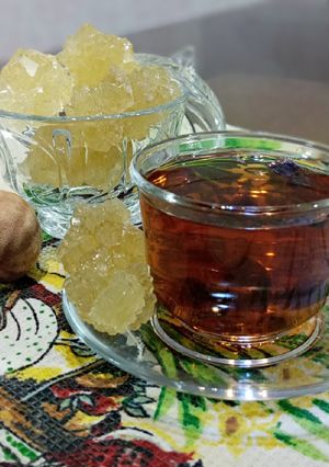 عکسی از دستور چای لیمو عمانی و نبات☕