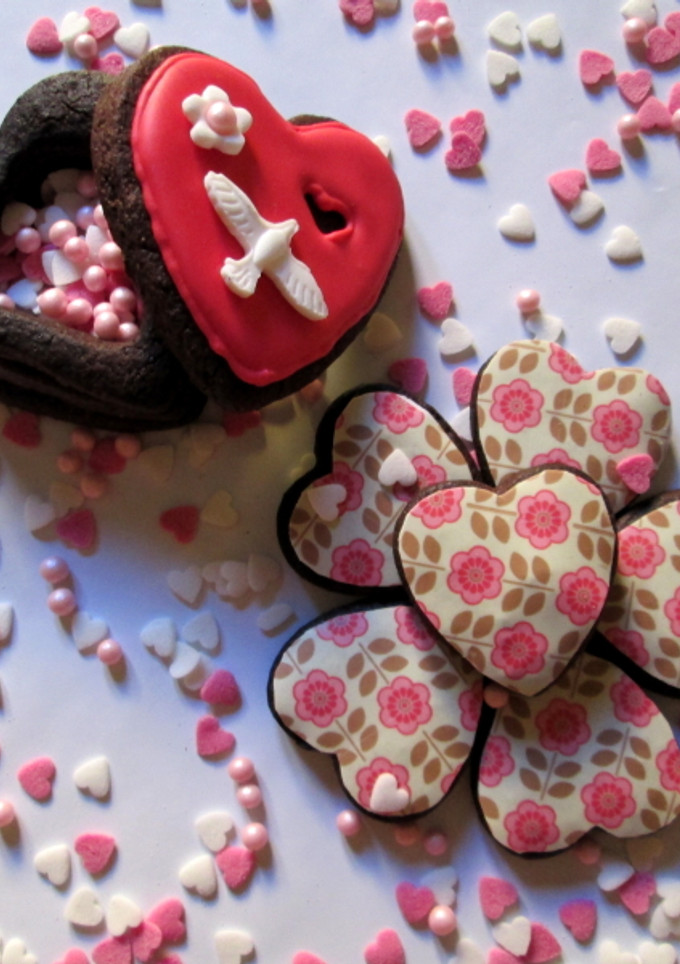 Una foto de Cofre corazón de galleta!!