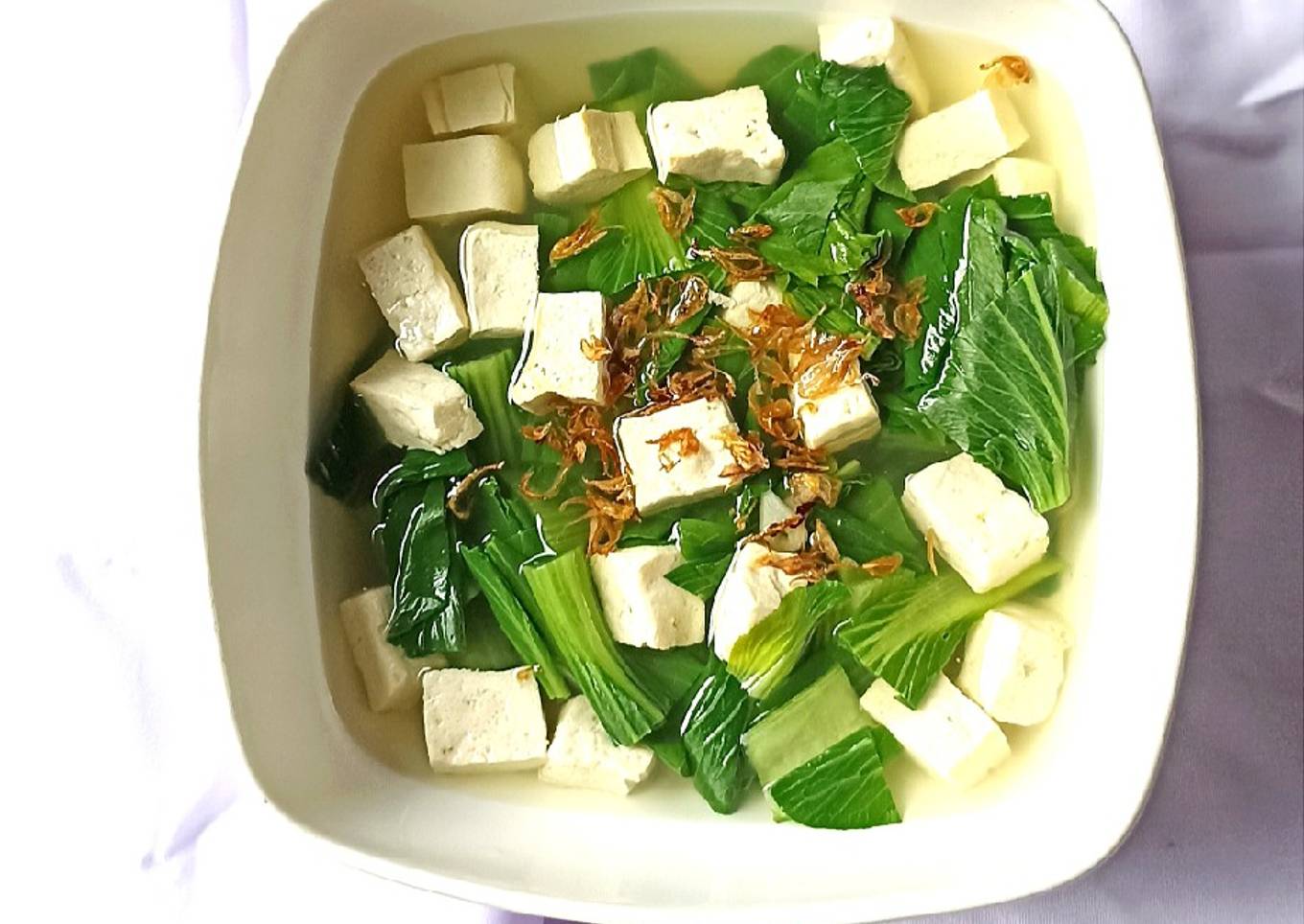 Sop Tahu Pokcoy