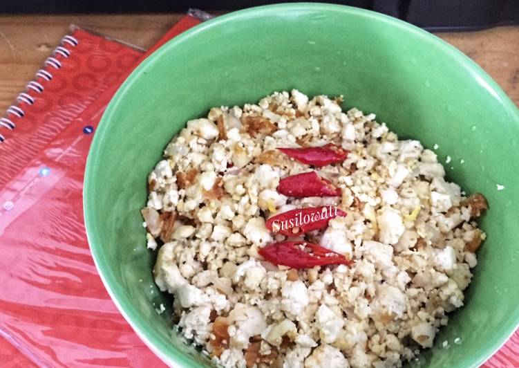 Orak arik tahu rebon