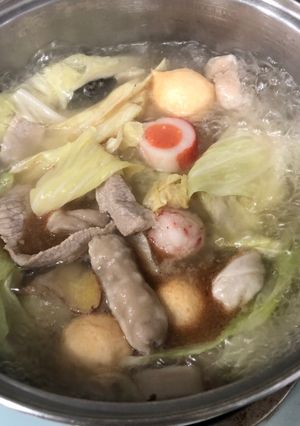 麻油松阪豬火鍋 的食譜成品照片