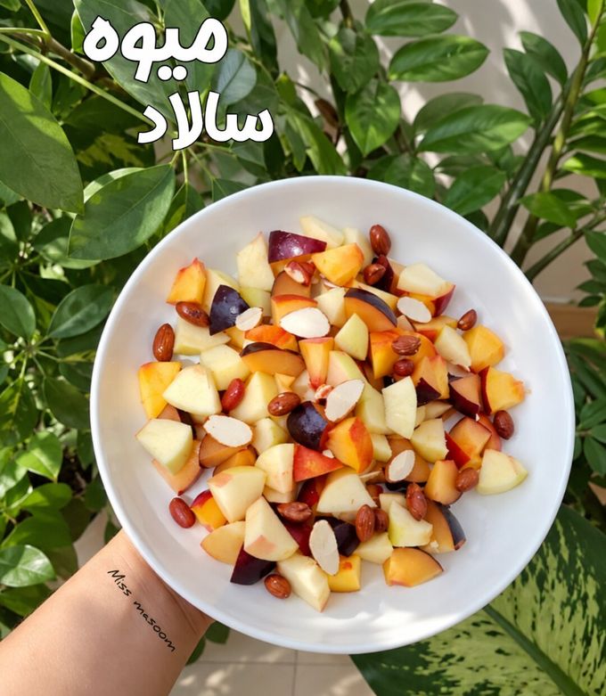 عکسی از دستور سالاد میوه تابستونی