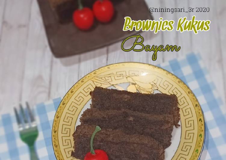 Bahan Menyiapkan Brownies Kukus Bayam yang sempurna