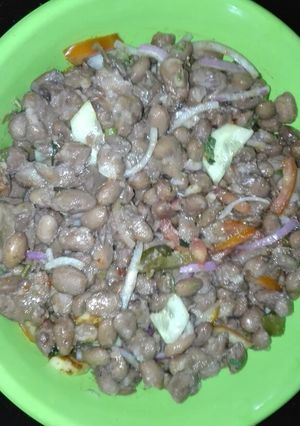 A picture of Red kidney Beans Salad (Rajma).