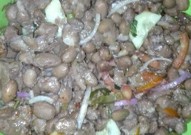 Recipe of Award-winning Red kidney Beans Salad (Rajma)