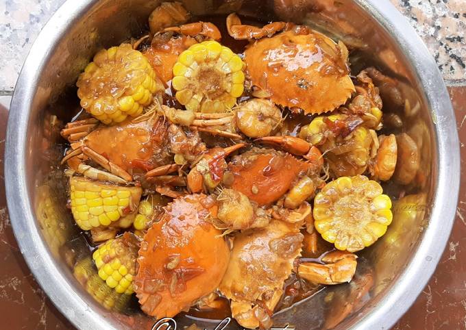 Kepiting pedas saos tiram