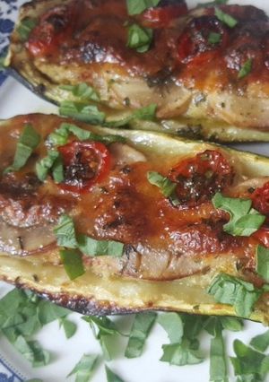 Une photo de Courgettes farcie