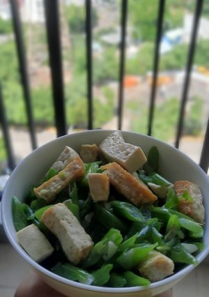 Foto resep Tumis Buncis Tahu non MSG