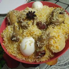 A picture of Chicken Biriyani(my style).