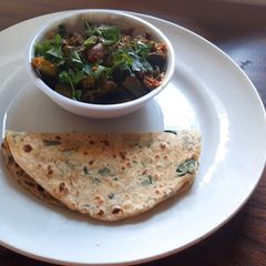 Stuff Methi Paratha A picture of Stuff Methi Paratha.