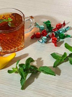 عکسی از دستور 🍀چای با عطر نعنا🍀