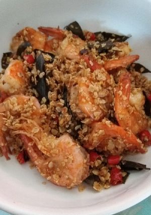 Foto resep Udang Goreng Oatmeal