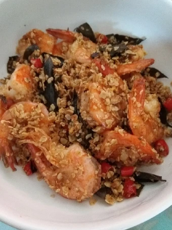 Langkah Gampang Membuat Resep Udang Goreng Oatmeal yang  Bikin Ketagihan Anti Ribet, Mantap