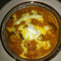 A picture of Mushroom cream masala.