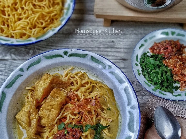 Langkah Gampang Membikin Resep Mie Tahu Kuah Kuning khas Balikpapan (Mie Tahu Santan) yang Lezat Anti Ribet, Sempurna