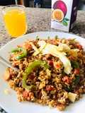 Left over rice power brunch!!!