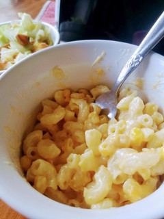 A picture of Rachael's Mac and Cheese.