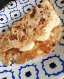 Panqueques integrales con dulce de leche sin azúcar