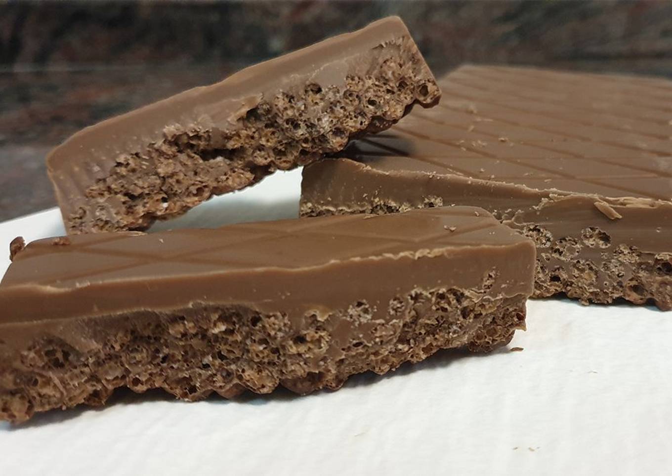 Turrón de chocolate casero