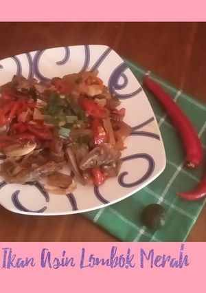 Foto resep Ikan Asin Lombok Merah