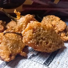 A picture of Peshawari chapli mirch.