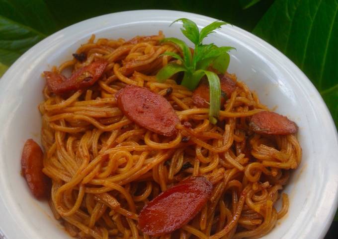 Resep Spaghetti Sosis Oleh Anita Dian Cookpad