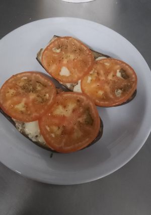Una foto de Berenjena Rellena a la Napolitana