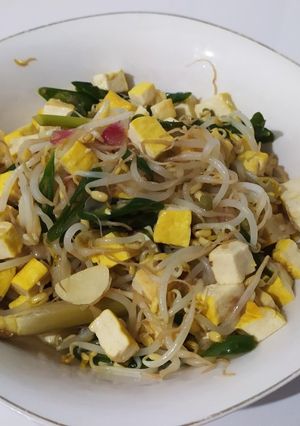 Foto resep Tumis toge tahu lombok ijo